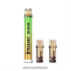 SKE Latvija aurora zaļa | SKE Crystal Plus vape pod komplekts + 2 pod 4L0BBJ17