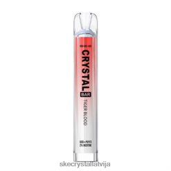 SKE Latvija tīģera asinis | SKE Crystal Bar vienreizējās lietošanas vape 4L0BBJ83