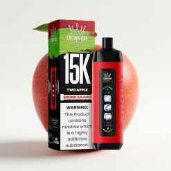 Al Fakher 15k Ice Adjust Clouds Disposable 15000 puffs LED Display 22ml Divi āboli