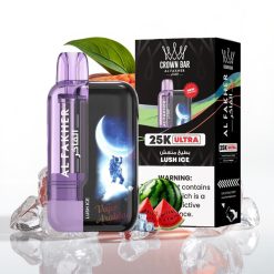 Al Fakher Crown Bar Ultra 25K LED Type-C Mēness Ledus
