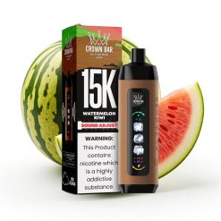 Al Fakher Ice Adjust Clouds 15K Mesh Coil LED Display Arbūzs Kivi