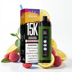 Al Fakher Ice Adjust Clouds 15k LED Mesh Coil Zilā Aveņu Limonāde