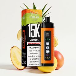 Al Fakher Ice Adjust Clouds 15k LED Mesh Mango Ananāsu