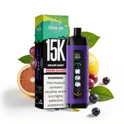 Al Fakher Ice Adjust Clouds 15k LED Mesh Type-C vīnogu piparmētra