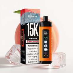 Al Fakher Ice Adjust Clouds 15k izmērs 33.1x121.2mm Persiku Ledus