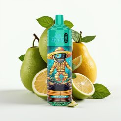 JNR Alien 10000 Puffs 850mAh RGB LED Sporty Design Cool Mint