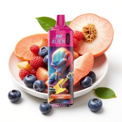 JNR Alien 10000 Puffs 850mAh RGB Peach Blueberry Candy
