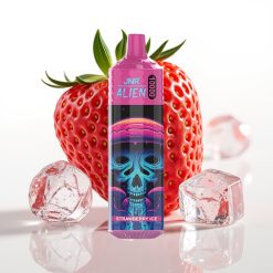 JNR Alien 10000 Puffs 850mAh Type-C RGB Zemeņu Ledus