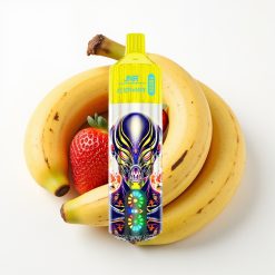 JNR Alien Max 18000 Puffs Dual Mesh Coil Smart LED Display Zemeņu Banāns