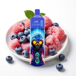 JNR Alien Max 18000 Puffs Dual Mesh Coil Type-C Blueberry Bubblegum (Zemenu košļājamo gumiju)