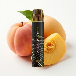 JNR Black&Golden 800 Puffs 550mAh 2ml Dzidrais Mango Persiks