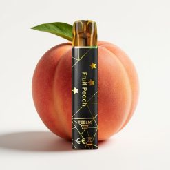 JNR Black&Golden 800 Puffs Disposable Vape 550mAh 2ml Augļu Persiks