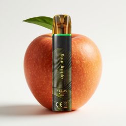 JNR Black&Golden 800 Puffs Disposable Vape 550mAh Skābā ābols