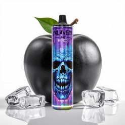 JNR Calavera 11000 Puffs Disposable Vape Type-C 21ml Melnais ledus