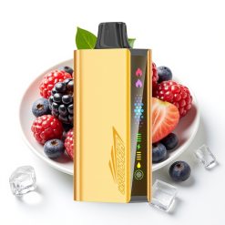 JNR Cruiser 12000 Puffs No-Charge Disposable Vape ar 3500 mAh bateriju un Melnā ogu ledu