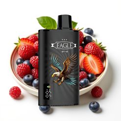JNR EAGLE Smart 23000 Puffs Disposable Vape Digitālais ekrāns, 1.0ohm Mesh Coil, 25ml e-Liquid Jauktās ogas