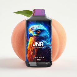 JNR Falcon 16000 Puffs 22ml Dual Mesh Coil Baltā Persiku Razz