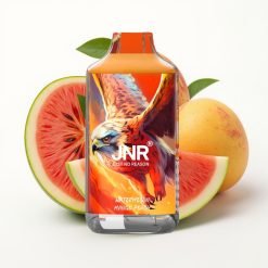 JNR Falcon 16000 Puffs 850mAh 22ml Dual Mesh Coil Arbūzs Mango Persiks