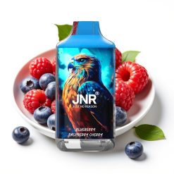 JNR Falcon 16000 Puffs Dual Mesh Coil Type C LED Zemeņu Aveņu Ķiršu