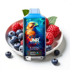 JNR Falcon X 18000 Puffs 24ml Dual Mesh Coil Blueberry Raspberry (Zemeneņu Aveņu)