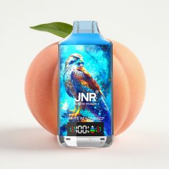 JNR Falcon X 18000 Puffs Dual Mesh Coil Baltā Persiku Razz