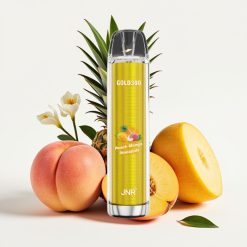 JNR Gold380 6000 Puffs 1500mAh 13ml Dzirkstošais Persiks Mango Ananāss