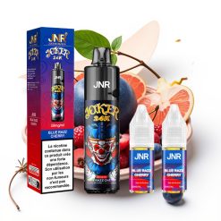 JNR Joker 24K Puffs Refillable Pod 800mAh Blue Razz Cherry (Zilā Aveņu Ķirše)