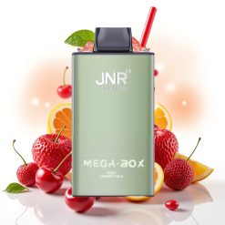 JNR Mega Box 25000 Puffs 30ml Dual Mesh Type-C Dzirkstošā ķiršu kola