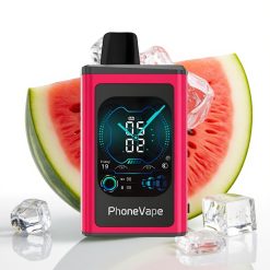 JNR PhoneVape 30000 puffs Disposable Vape Turbo Mode App Controlled Arbūzu Ledus