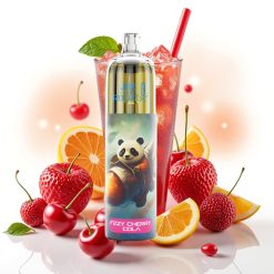 JNR Rocket-X 12400 Puffs Adjustable Airflow RGB Gaismas 25ml Šampanāšu Ķiršu Kola