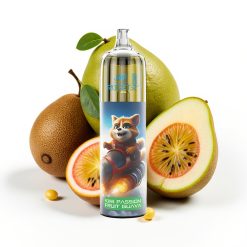 JNR Rocket-X 12400 Puffs Adjustable Airflow RGB Type-C Krāšņu Marakuļu Guava