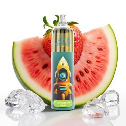 JNR Rocket-X 12400 Puffs Adjustable Airflow RGB Type-C Zemeņu Arbūza Ledus