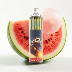 JNR Rocket-X 12400 Puffs Adjustable Airflow RGB Watermelon Bubble Gum Arbūzu Sapņu Gumija