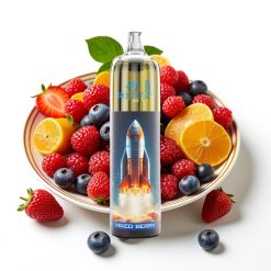 JNR Rocket-X 12400 Puffs RGB Gaismas, Jauktās Ogles, 1.2ohm Mesh Coil, Type-C