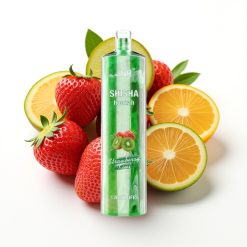 JNR Shisha Hookah 12000 Puffs Disposable Vape 24ml Type-C Zemeņu Kiwi