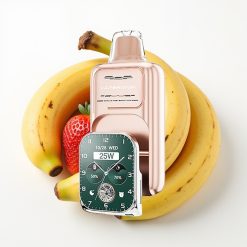 JNR VapeWatch 30000 Puffs 1000mAh 19mL Dual Mesh Coil Zemeņu-Banānu