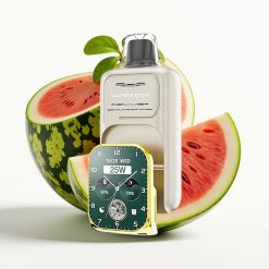 JNR VapeWatch 30000 Puffs Dual Mesh Coil Type-C Watermelon Ice Arbūzu Ledus