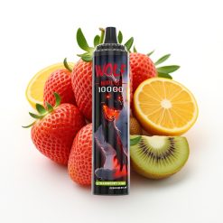 JNR Wolf Niplo 10000 Puffs 1.0 Ohm Mesh 20ml Zemeņu kiwi