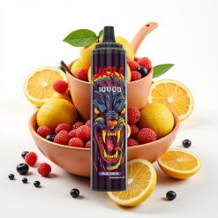 JNR Wolf Niplo 10000 Puffs Disposable Vape 1.0 Ohm Mesh 20ml Iron Brew