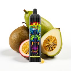 JNR Wolf Niplo 10000 Puffs Mesh Coil 1.0 Ohm Type-C Pasiflora Aveņu Gvava