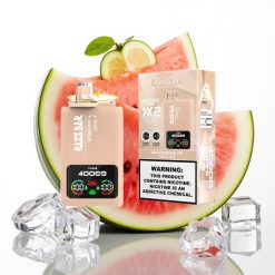Razz Bar 40000 Puffs Power Screen Display 1.0Ω×2 Mesh Coil Arbūzu Ledus & Kolas Ledus