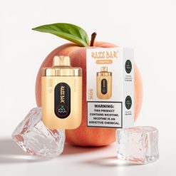 Razz Bar 50K Puffs Disposable Vape 1.0 Ohm Mesh Coil Type-C Persiku Ledus