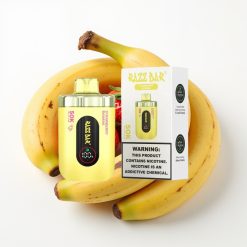Razz Bar 50K Puffs Disposable Vape 650mAh Type-C Zemeņu Banāns