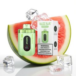 Razz Bar 50K Puffs Disposable Vape Watermelon Ice 1.0 Ohm Mesh Coil Type-C 650mAh