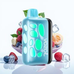 VOZOL RAVE 40000 Disposable Vape Beat-Synced Party Mode Zilā Aveņu Ledus