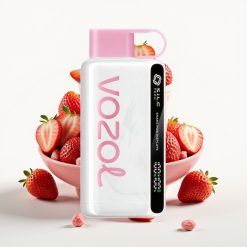 VOZOL STAR 9000/12000 Disposable Vape ar S.i.L.C TECH, 650mAh, zemeņu saldējums