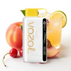 VOZOL STAR 9000/12000 Disposable Vape ar Šķēršļa aizsardzību, ātrāku uzlādi un ķiršu persiku limonādi