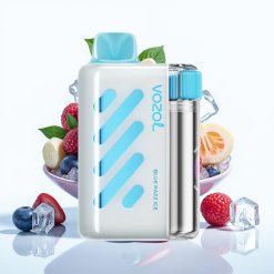 VOZOL VISTA 40000 Puffs MTL Rechargeable Disposable Vape Zilā Aveņu Ledus