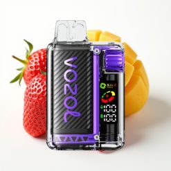 VOZOL Vista 20000 Puffs OLED Screen S.i.L.C Tech Dual Mesh Coil Zemeņu Mango