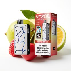 Vozol Neon 45K 45000 Puffs Adjustable Ice Airflow Berry Cherry Lime